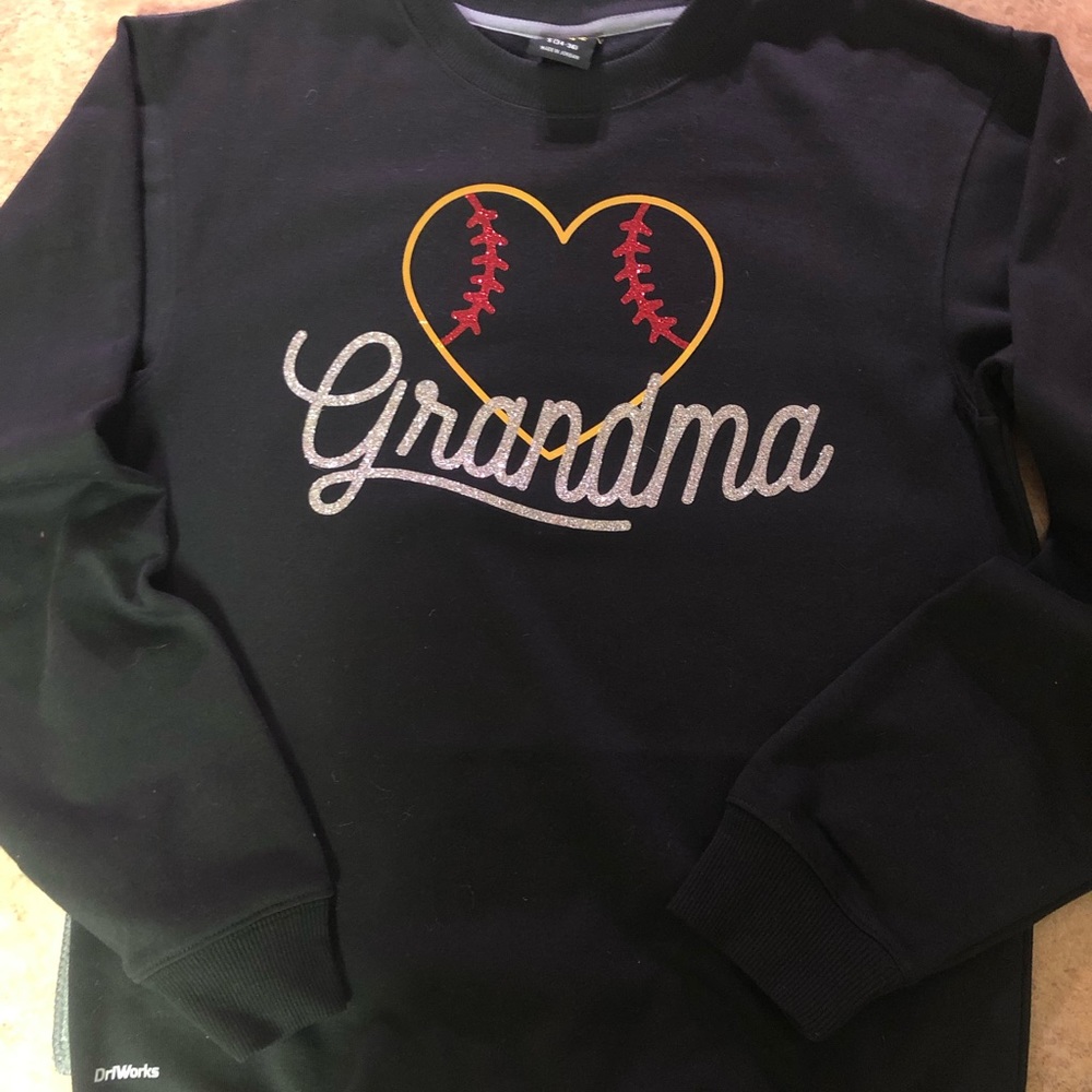 Softball grandma sweater